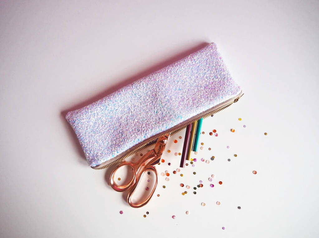 Sparkly Glitter Pencil Case