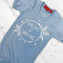 Personalised Snowflake 1st Christmas Babygrow, thumbnail 1 of 6