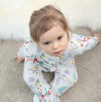 Baby's First Christmas Sleepsuit | Certified Organic, 5 of 10