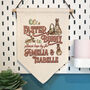 Personalised Easter Bunny Stop Here Sign Banner, thumbnail 2 of 10