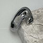 Snake Around Ring, 925 Sterling Silver Jewellery, thumbnail 7 of 12