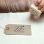 Personalised Wedding With Love Seed Rubber Stamp, thumbnail 2 of 2