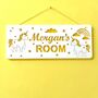 Personalised Unicorn Children's Door Sign, thumbnail 2 of 12