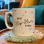 Best Step Mum Ever Scattered Hearts Mug, thumbnail 1 of 2