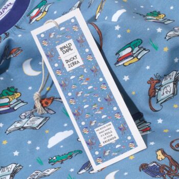 Roald Dahl X Ducky Zebra 'Storytime' Sleepsuit, 7 of 7