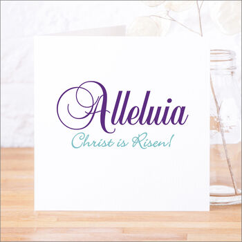 Single Or Pack Of 'Alleluia' Easter Cards, 8 of 8