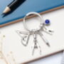 Architect Personalised Keyring Graduation Gift, Maths Keyring, thumbnail 2 of 9