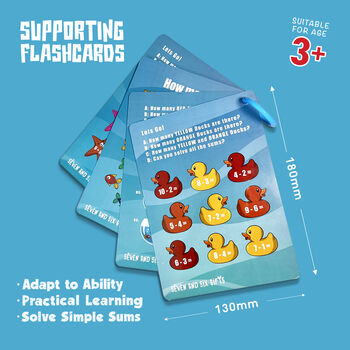 Kids Starting School Maths Numbers Educational Activity, 5 of 7