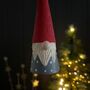 Tomte Gnome Single Hanging Decoration, thumbnail 3 of 8