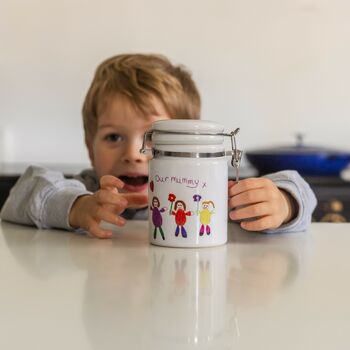 Personalised Child's Drawing Storage Jar, 2 of 9