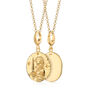 18ct Gold Virgo Zodiac Charm Necklace, thumbnail 3 of 6