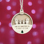 Our First Christmas As A Family Wooden Decoration, thumbnail 4 of 7