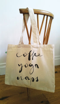 Coffee Yoga Naps Bag, 2 of 2