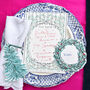 Festive Holly Menu And Place Card Set, thumbnail 4 of 9