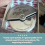 Personalised Stainless Steel Couples Pizza Cutter, thumbnail 7 of 9