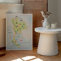 Illustrated Map Of Thailand Art Print, thumbnail 4 of 6