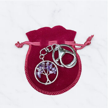 Crystal Keyring Tree Of Life / Point, 11 of 11