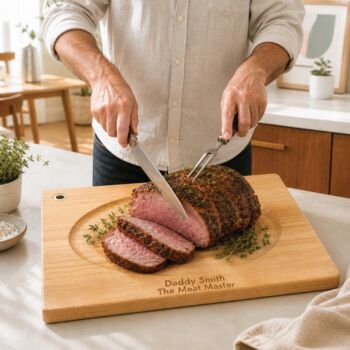 Personalised Meat Carving Board, 2 of 4