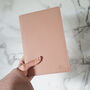 Personalised Light Nude Leather Diary 2023, thumbnail 3 of 6