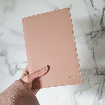 Personalised Light Nude Leather Diary 2023, 3 of 6