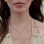 18ct Gold Four Leaf Clover Charm Necklace, thumbnail 4 of 7