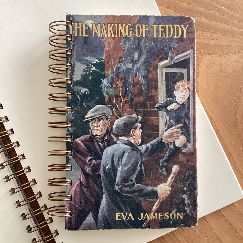 'The Making Of Teddy' Upcycled Notebook, 1 of 4