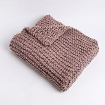 Nyssa Blanket Knitting Kit, 6 of 9