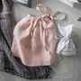 Rose Linen Makeup Bag, thumbnail 2 of 3