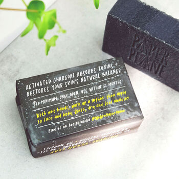 100% Natural Vegan Charcoal Soap Detox Bar, 2 of 5