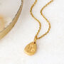 Personalised Mini Zodiac Gold Plated Charm Necklace, thumbnail 1 of 4