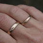 Rose Gold Diamond Ring Set, thumbnail 4 of 4