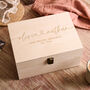 Personalised Couples Names Memory Keepsake Box, thumbnail 1 of 4