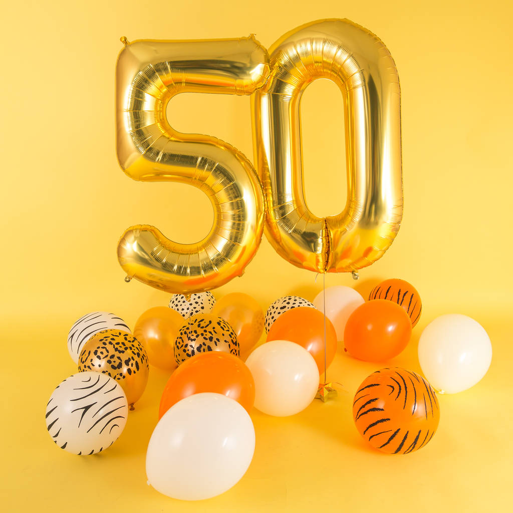 50th Birthday Balloons And Banners