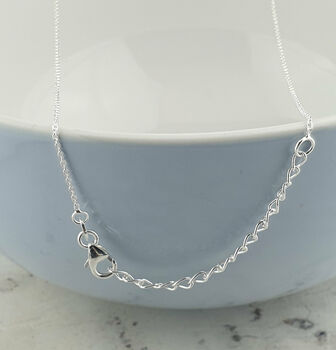 Sterling Silver Christmas Day Infinity Necklace, 4 of 6