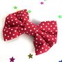 Slide On Dog Collar Bow In Blue, Red, Pink And Black, thumbnail 4 of 10