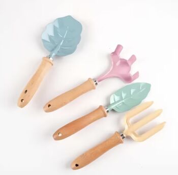Childs Personalised Pastel Garden Tools, 3 of 7