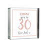 Rose Gold Birthday Personalised Crystal Token, thumbnail 3 of 7