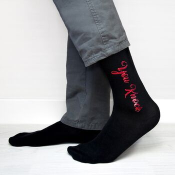 Personalised Cheeky Valentine's Socks, 5 of 5