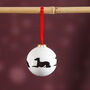 Dog Christmas Bauble Decoration. Pick Your Breed, thumbnail 8 of 12