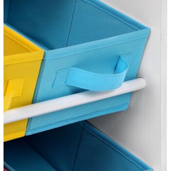 Storage Organiser Shelf Unit Containers Book Rack, 7 of 9