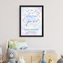 Personalised Amazing Floral Christening Print, thumbnail 2 of 12