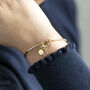 Gold Plated Friendship Knot Bangle, thumbnail 5 of 11