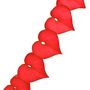 Heart Garland Paper Decoration Classic Red, thumbnail 2 of 3