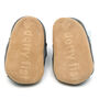 Dotty Fish Grey Soft Leather Sandals With Barefoot Soles, thumbnail 6 of 7