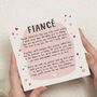 Personalised Valentine's Poem Card For Fiance, thumbnail 1 of 7