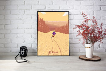 La Tania Ski Resort France Travel Poster Art Print, 3 of 6