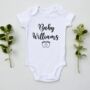 Newborn Baby Announcement Bodysuit, thumbnail 1 of 2