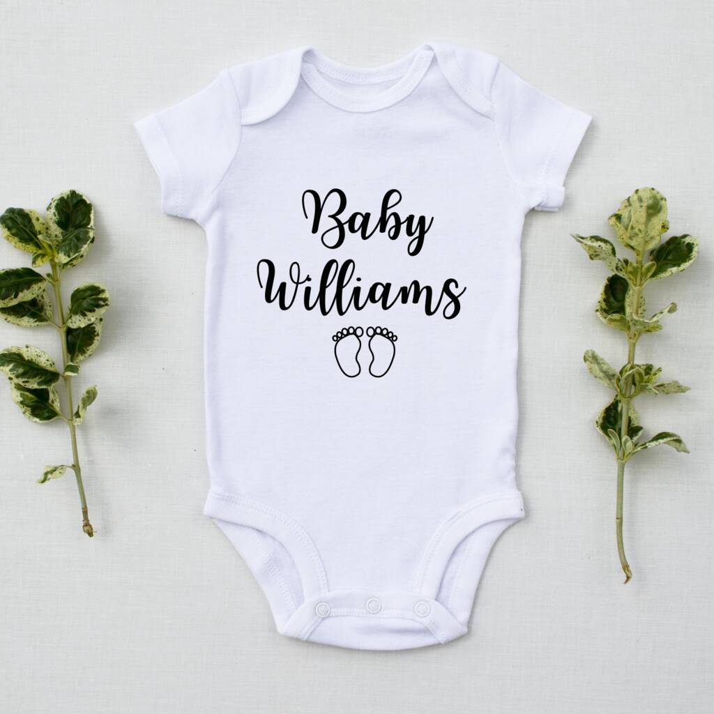 Newborn Baby Announcement Bodysuit By The Bababee