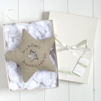 Personalised New Baby Star Gift For Boy Or Girl, 4 of 12