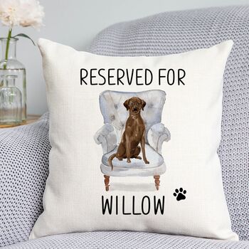 Personalised Labrador Cushion, 3 of 4